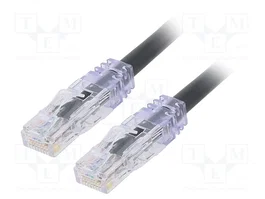 PANDUIT UTP6AX1MBL Cordon de raccordement Cat 6a U/UTP RJ45 1m noir