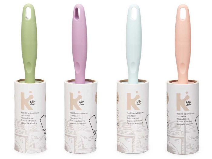 Arte Regal Rouleau anti-peluches 60 feuilles couleurs assorties 10x30x4.5 cm (Set de 24)