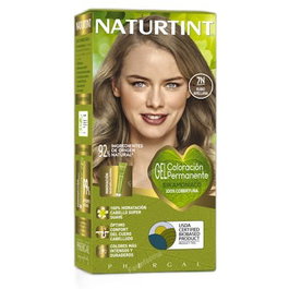 Naturtint 7N Rubio Avellana Coloration Permanente Sans Ammoniac avec Masque Quinoa