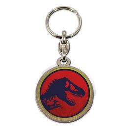 SD Toys Porte-clés Jurassic Park Logo 7 cm en métal