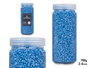 GIFTDECOR Bocal de pierres métallisées bleues 2-5 mm 700 g (Set de 12)