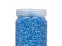 GIFTDECOR Bocal de pierres métallisées bleues 2-5 mm 700 g (Set de 12)