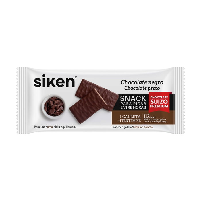 Siken Form snack time galleta chocolate negro