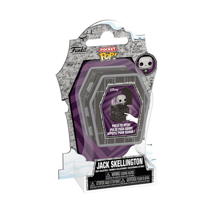 Funko Pocket POP! Jack Skellington Coffin Popper L'Étrange Noël de monsieur Jack Funko Pocket POP! Jack Skellington Coffin Popper L'Étrange Noël de monsieur Jack