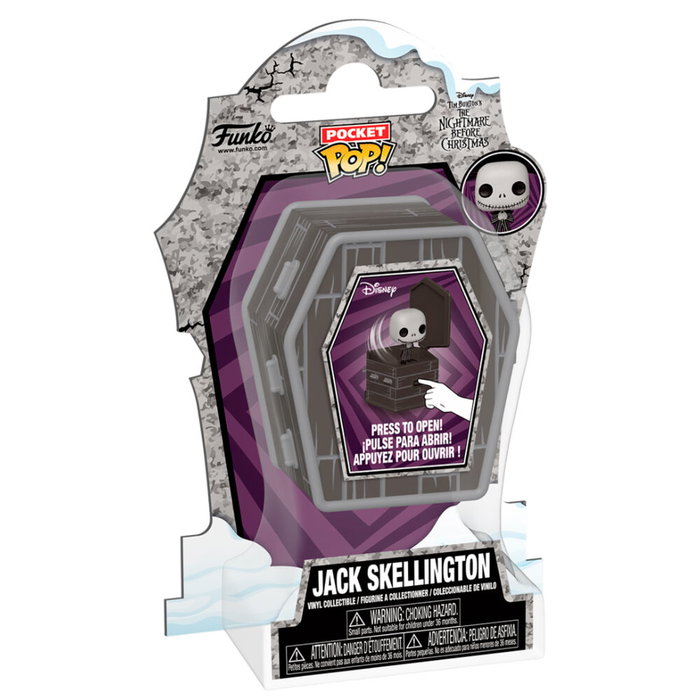 Funko Pocket POP! Jack Skellington Coffin Popper L'Étrange Noël de monsieur Jack Funko Pocket POP! Jack Skellington Coffin Popper L'Étrange Noël de monsieur Jack