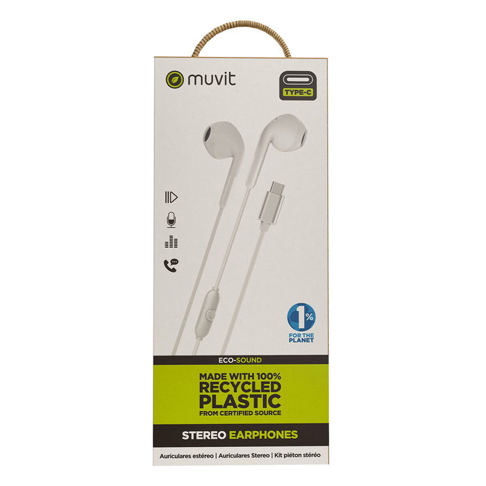 Muvit for Change E58 Blanc USB-C