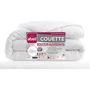 Abeil Couette Chaude Hiver Douceur Auvergnate 400 gr/m2 Blanc 200 x 200 cm 2 Personnes - Fibres Synthétiques - Fabriquée en France