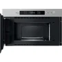 Whirlpool Four à Micro-Ondes Encastrable Inox MBNA900X 22 L - Technologie 3D Wave, Fonction Jet Defrost, Ouverture Latérale - Capacité pour Plats jusqu'à 28 cm