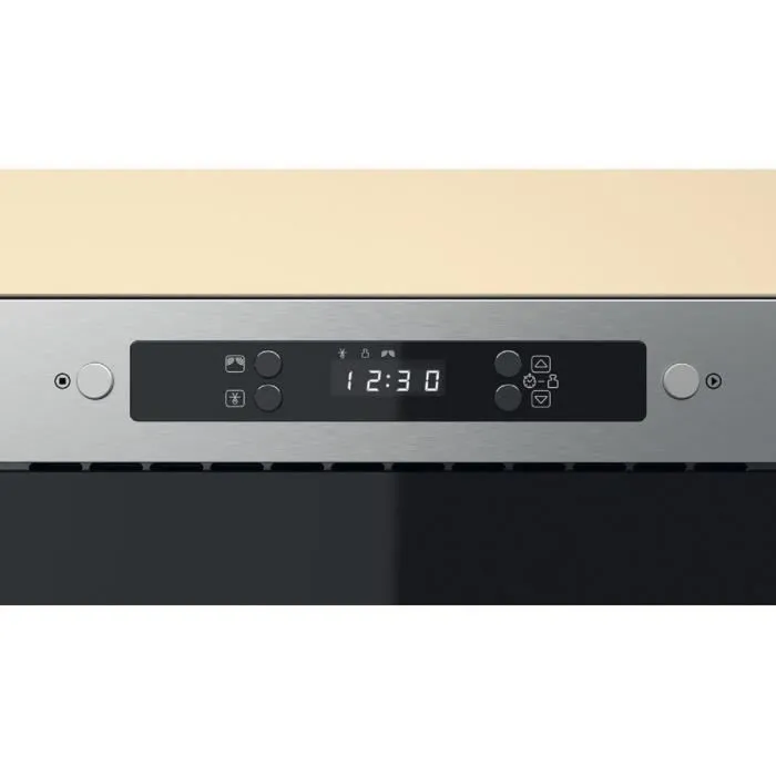 Whirlpool Four à Micro-Ondes Encastrable Inox MBNA900X 22 L - Technologie 3D Wave, Fonction Jet Defrost, Ouverture Latérale - Capacité pour Plats jusqu'à 28 cm