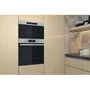 Whirlpool Four à Micro-Ondes Encastrable Inox MBNA900X 22 L - Technologie 3D Wave, Fonction Jet Defrost, Ouverture Latérale - Capacité pour Plats jusqu'à 28 cm