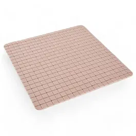 Today Utility - Tapis de bain anti-dérapant avec ventouses, 50 x 50 cm, PVC, couleur rose - Sécurité salle de bain