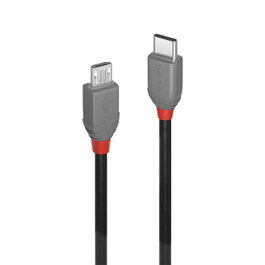 Lindy Câble USB 2.0 Type C vers Micro-B Anthra Line, 0,5m