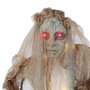 BigBuy Carnival Décoration Suspendue Mariée Zombie 183 cm avec Yeux Lumineux