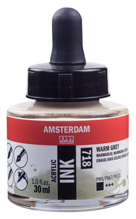 Amsterdam Peinture Acrylique Gris Chaud 718 - 30 ml Amsterdam Peinture Acrylique Gris Chaud 718 - 30 ml