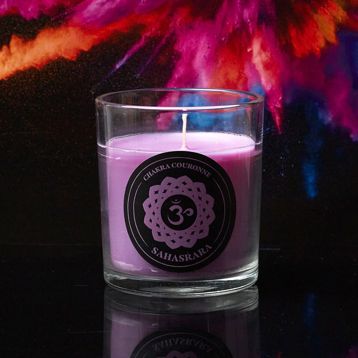 Home Deco Factory Bougie Parfumée Chakra en Verre