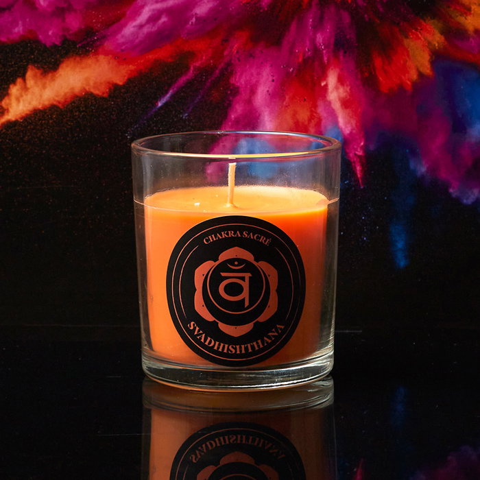 Home Deco Factory Bougie Parfumée Chakra en Verre