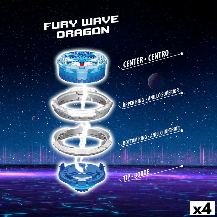 Toupie Infinity Nado (4 Unités)