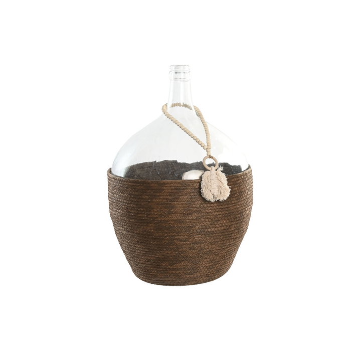 Home ESPRIT Vase Colonial Transparent Brun foncé Home ESPRIT Vase Colonial Transparent Brun foncé