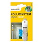 Schellenberg 15681 Guide-cintre duo plus mini rouleaux et joint de brosse pour stores, blanc, 25 x 61 x 15 mm