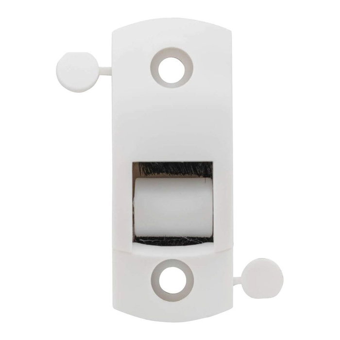 Schellenberg 15681 Guide-cintre duo plus mini rouleaux et joint de brosse pour stores, blanc, 25 x 61 x 15 mm Schellenberg 15681 Guide-cintre duo plus mini rouleaux et joint de brosse pour stores, blanc, 25 x 61 x 15 mm