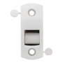 Schellenberg 15681 Guide-cintre duo plus mini rouleaux et joint de brosse pour stores, blanc, 25 x 61 x 15 mm