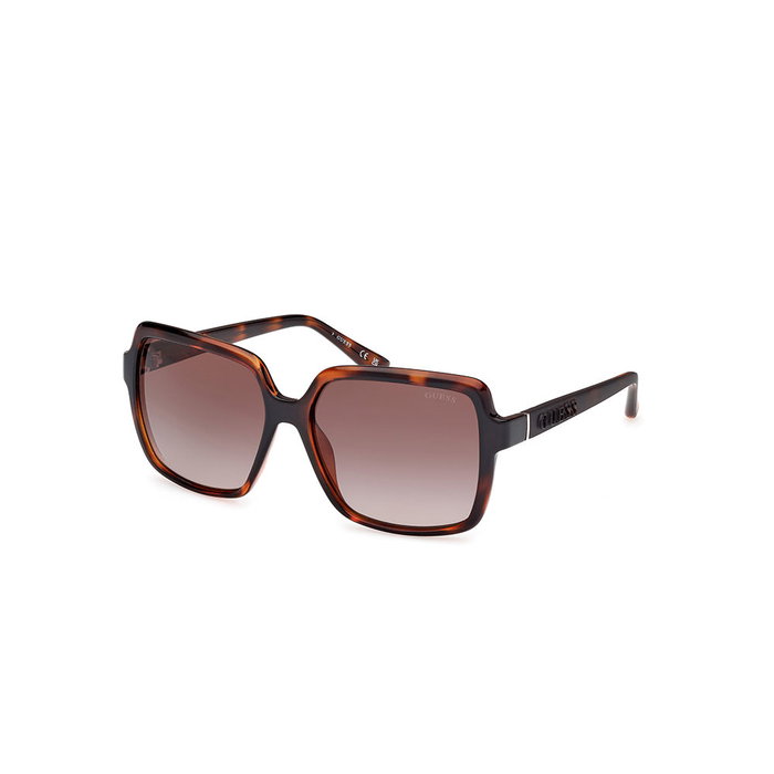 Guess Lunettes de soleil femme GU00157 carrées monture plastique injecté 52F verres 57mm pont 15mm branches 135mm