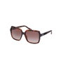 Guess Lunettes de soleil femme GU00157 carrées monture plastique injecté 52F verres 57mm pont 15mm branches 135mm