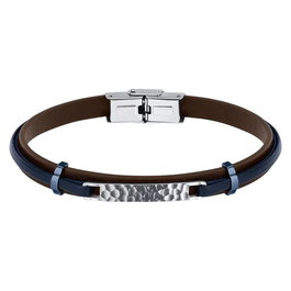Bracelet Homme Sector SZV117 Argent Bleu Marron