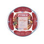 Pyrex Plat Rond en Verre pour Airfryer, 26 cm - 2.3 L, Lot de 8