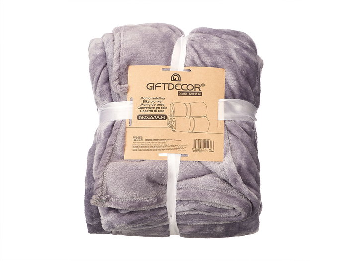 GIFTDECOR Manta Sedalina Gris Clair 180x220cm