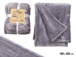 GIFTDECOR Manta Sedalina Gris Clair 180x220cm