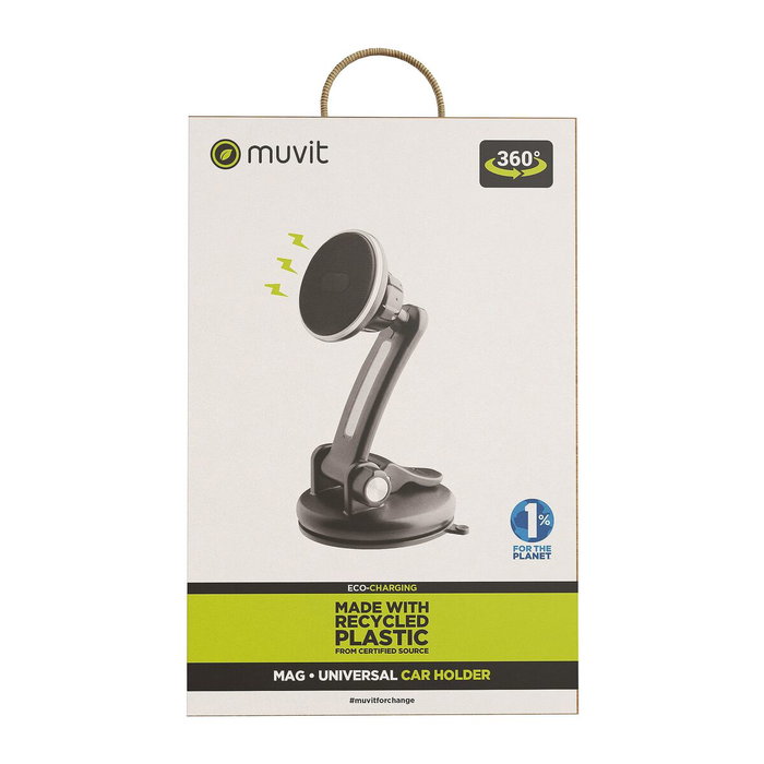 Support de voiture Muvit Noir