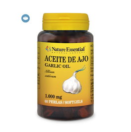 NATURE ESSENTIAL Huile d'ail 1000 mg - 60 perles