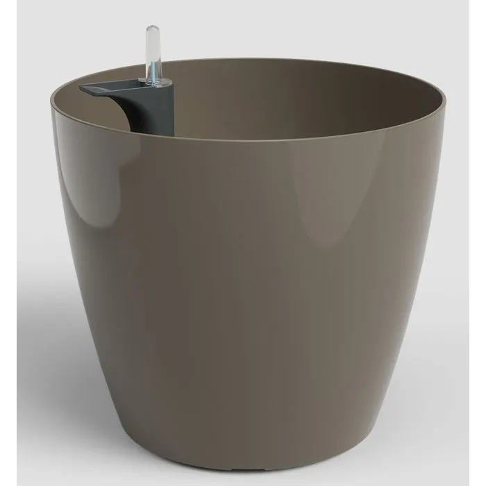 Artevasi - San Remo SWS 36 BR - Pot de fleurs sur pieds pour intérieur et extérieur en plastique résistant aux UV - Ø36 x H33,5 cm - 25 litres - Couleur taupe Artevasi - San Remo SWS 36 BR - Pot de fleurs sur pieds pour intérieur et extérieur en plastique résistant aux UV - Ø36 x H33,5 cm - 25 litres - Couleur taupe