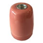 F-Line Porte-ampoule céramique vintage E27 100W 250V~ rose Ø47 x 59 mm avec caisse sécurité