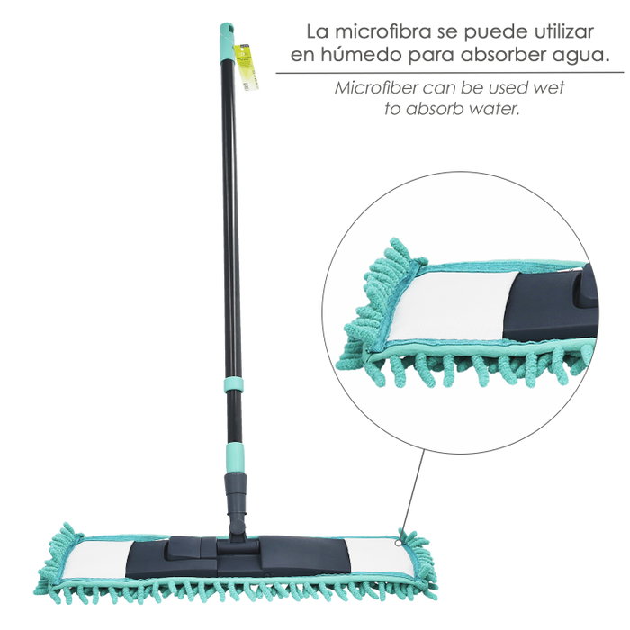 ORYX Mopa avec manche de 120 cm en microfibre
