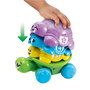 V-Tech Tortue arc-en-ciel à empiler - Jouet éducatif d'éveil avec 5 coquilles numérotées et cordon de traction - Pour enfants à partir de 12 mois