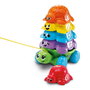 V-Tech Tortue arc-en-ciel à empiler - Jouet éducatif d'éveil avec 5 coquilles numérotées et cordon de traction - Pour enfants à partir de 12 mois