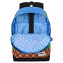 Karactermania Mochila HS FAN 2.2 Knuckles Run - Sac à dos urbain multicolor 31x18x44 cm avec compartiment principal et poches