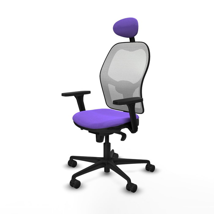 Piqueras y Crespo Chaise de Bureau avec Appui-tête 3D036N1 Lila