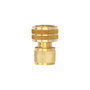 SATURNIA Connecteur de tuyau en laiton 3/4'' avec fonction STOP