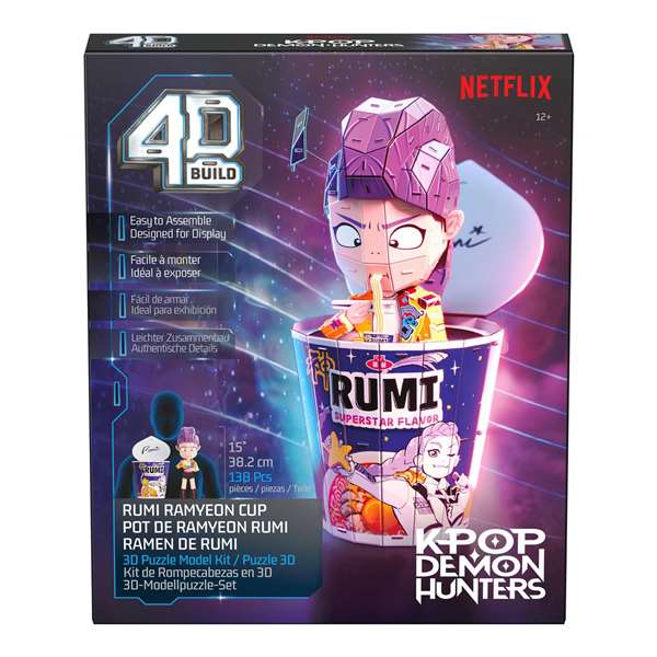 Spin Master Puzzle 4D Rumi dans sa tasse de Ramen K-Pop Demon Hunters