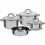 GSW Set de batterie de cuisine MONTREAL 4 pièces en acier inoxydable
