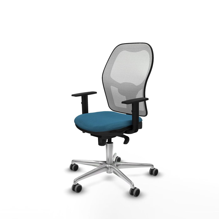 Piqueras y Crespo Chaise de Bureau 1D086G0 Blanc Vert pétrole Piqueras y Crespo Chaise de Bureau 1D086G0 Blanc Vert pétrole