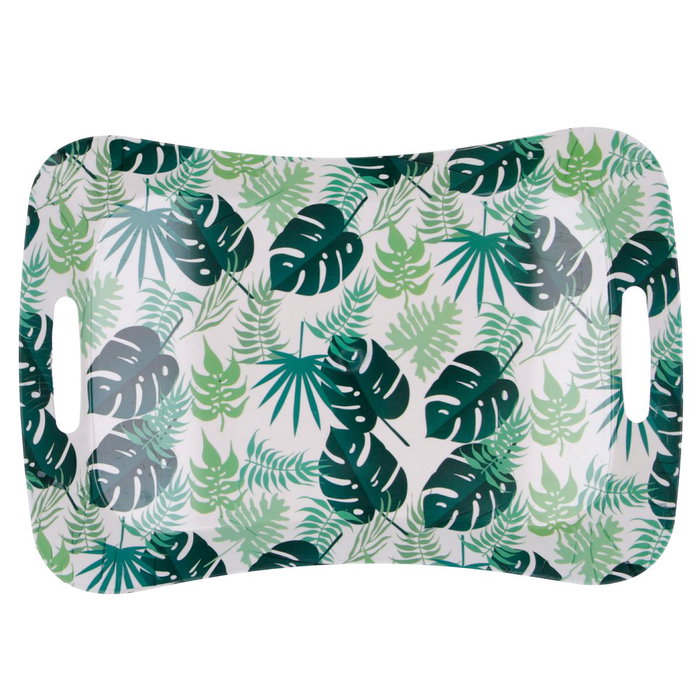 Bandeja con Asas Polipropileno Habitat Quid 41,5x29x4 cm Bandeja con Asas Polipropileno Habitat Quid 41,5x29x4 cm