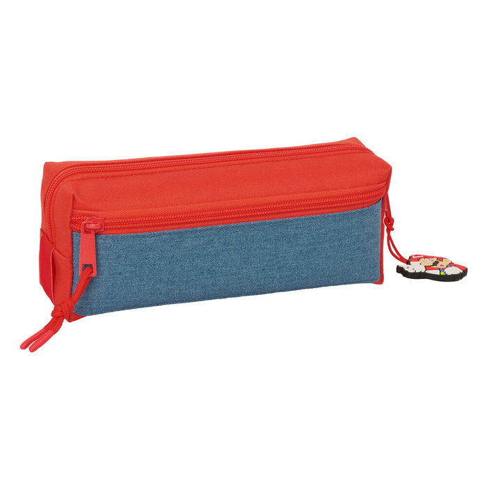 Safta Petite Trousse Triple avec Élastique 22cm