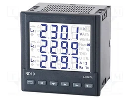 LUMEL ND10 Mesureur de paramètres du réseau numérique