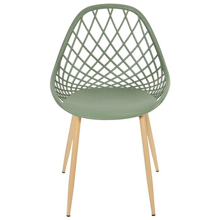 Home Deco Factory Chaise d'extérieur Málaga Verte