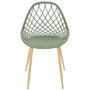 Home Deco Factory Chaise d'extérieur Málaga Verte