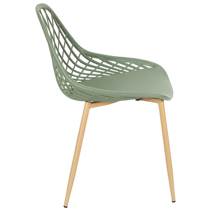 Home Deco Factory Chaise d'extérieur Málaga Verte